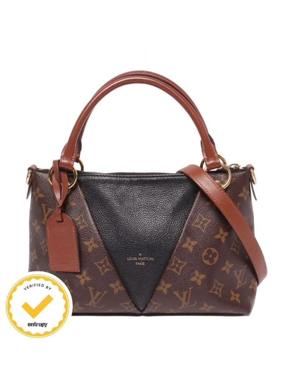Louis Vuitton 2-Way Shoulder Bag Strap Crossbody Tote BB Monogram